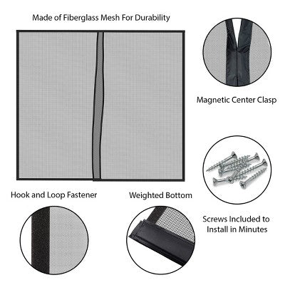 Pure Garden Single-Bay Magnetic Garage Screen