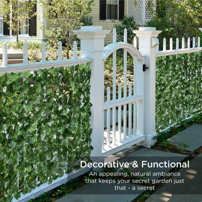 Best Choice 94x59 Faux Ivy Privacy Screen