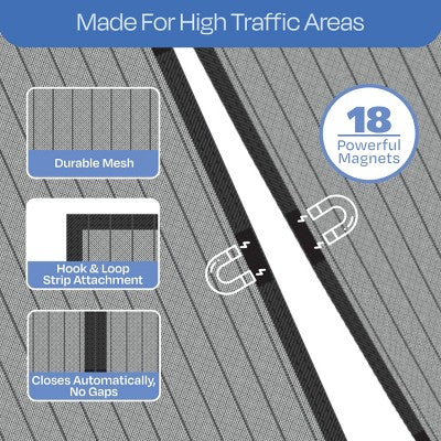 Hastings 38\" Magnetic French Door Screen