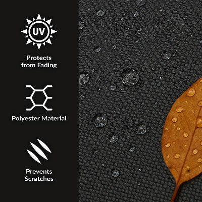 Sunnydaze 40\" Round Vinyl Fire Pit Cover